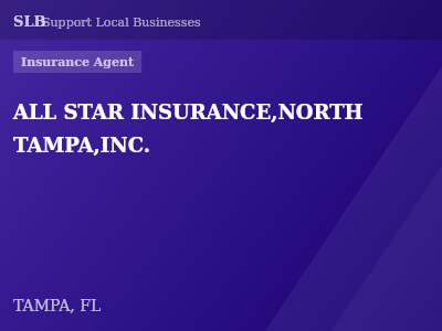 ALL STAR INSURANCE,NORTH TAMPA,INC. — Insurance Agent in TAMPA, FL