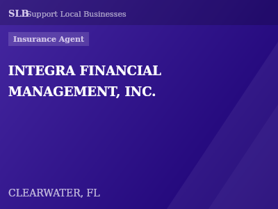 INTEGRA FINANCIAL MANAGEMENT, INC. — Insurance Agent in CLEARWATER, FL