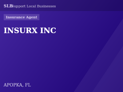 INSURX INC — Insurance Agent in APOPKA, FL