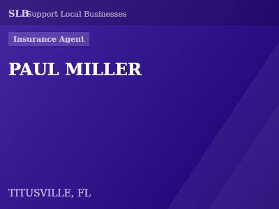 PAUL MILLER — Insurance Agent in TITUSVILLE, FL