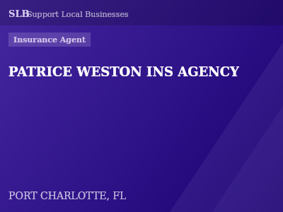 PATRICE WESTON INS AGENCY — Insurance Agent in PORT CHARLOTTE, FL