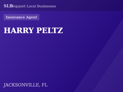 HARRY PELTZ — Insurance Agent in JACKSONVILLE, FL