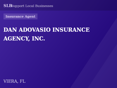 DAN ADOVASIO INSURANCE AGENCY, INC. — Insurance Agent in VIERA, FL