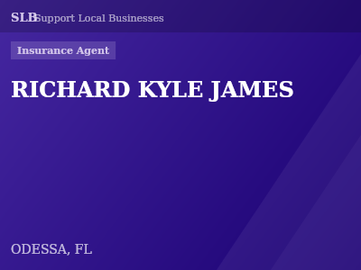 RICHARD KYLE JAMES — Insurance Agent in ODESSA, FL