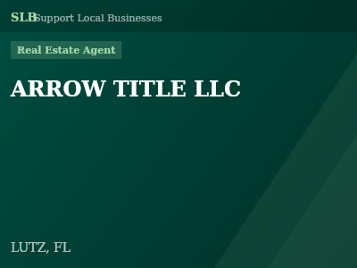 ARROW TITLE LLC — Real Estate Agent in LUTZ, FL