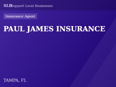 PAUL JAMES INSURANCE — Insurance Agent in TAMPA, FL