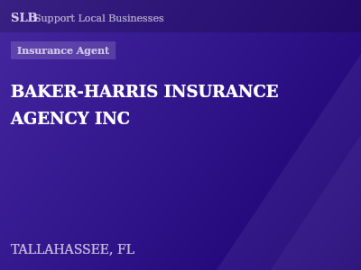BAKER-HARRIS INSURANCE AGENCY INC — Insurance Agent in TALLAHASSEE, FL