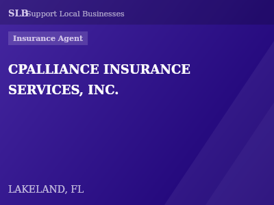 CPALLIANCE INSURANCE SERVICES, INC. — Insurance Agent in LAKELAND, FL