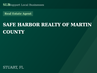 SAFE HARBOR REALTY OF MARTIN COUNTY — Real Estate Agent in STUART, FL