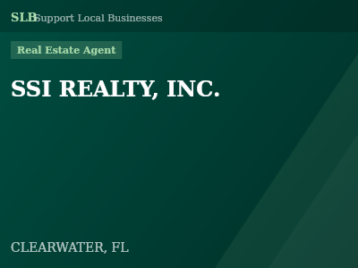SSI REALTY, INC. — Real Estate Agent in CLEARWATER, FL