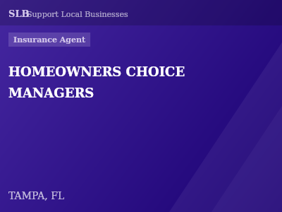 HOMEOWNERS CHOICE MANAGERS — Insurance Agent in TAMPA, FL