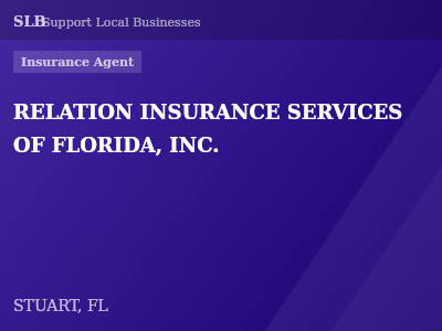 RELATION INSURANCE SERVICES OF FLORIDA, INC. — Insurance Agent in STUART, FL