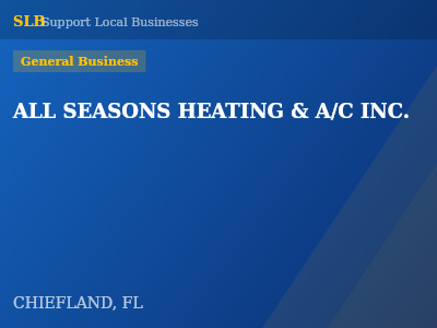ALL SEASONS HEATING & A/C INC. — General Business in CHIEFLAND, FL