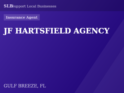 JF HARTSFIELD AGENCY — Insurance Agent in GULF BREEZE, FL
