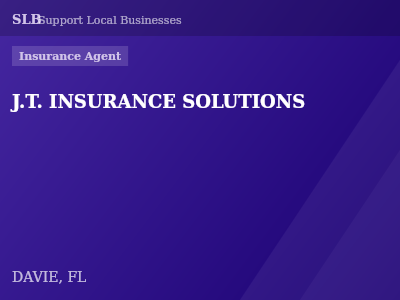 J.T. INSURANCE SOLUTIONS — Insurance Agent in DAVIE, FL
