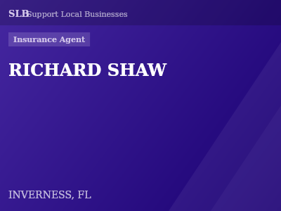 RICHARD SHAW — Insurance Agent in INVERNESS, FL