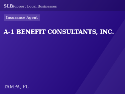A-1 BENEFIT CONSULTANTS, INC. — Insurance Agent in TAMPA, FL