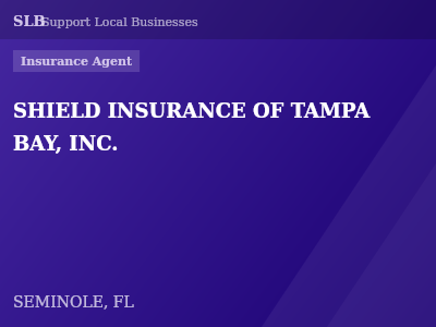 SHIELD INSURANCE OF TAMPA BAY, INC. — Insurance Agent in SEMINOLE, FL
