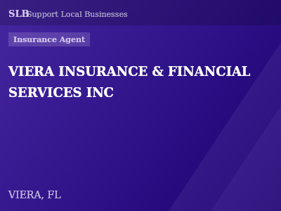 VIERA INSURANCE & FINANCIAL SERVICES INC — Insurance Agent in VIERA, FL