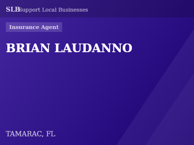 BRIAN LAUDANNO — Insurance Agent in TAMARAC, FL