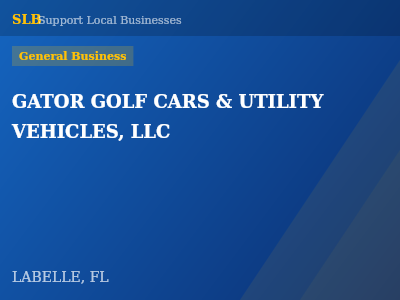 GATOR GOLF CARS & UTILITY VEHICLES, LLC — General Business in LABELLE, FL