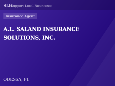 A.L. SALAND INSURANCE SOLUTIONS, INC. — Insurance Agent in ODESSA, FL