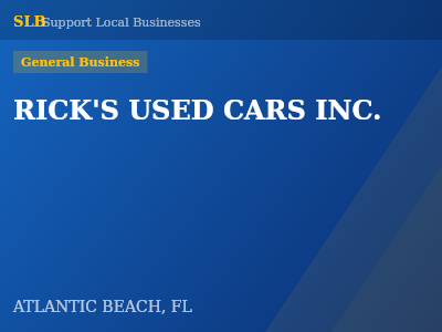 RICK'S USED CARS INC. — General Business in ATLANTIC BEACH, FL