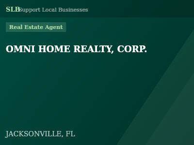 OMNI HOME REALTY, CORP. — Real Estate Agent in JACKSONVILLE, FL