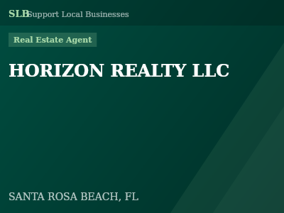 HORIZON REALTY LLC — Real Estate Agent in SANTA ROSA BEACH, FL