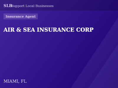 AIR & SEA INSURANCE CORP — Insurance Agent in MIAMI, FL