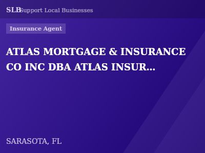 ATLAS MORTGAGE & INSURANCE CO INC DBA ATLAS INSURANCE — Insurance Agent in SARASOTA, FL