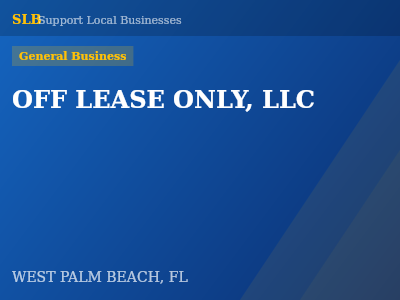 OFF LEASE ONLY, LLC — General Business in WEST PALM BEACH, FL