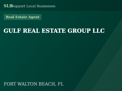 GULF REAL ESTATE GROUP LLC — Real Estate Agent in FORT WALTON BEACH, FL