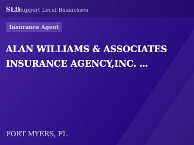ALAN WILLIAMS & ASSOCIATES INSURANCE AGENCY,INC. DBA AWA INSURANCE — Insurance Agent in FORT MYERS, FL