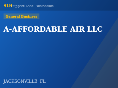 A-AFFORDABLE AIR LLC — General Business in JACKSONVILLE, FL