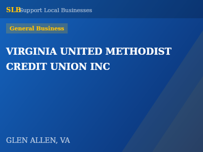 VIRGINIA UNITED METHODIST CREDIT UNION INC — General Business in GLEN ALLEN, VA