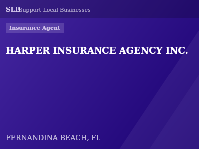 HARPER INSURANCE AGENCY INC. — Insurance Agent in FERNANDINA BEACH, FL