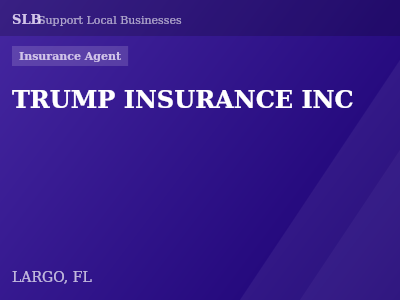 TRUMP INSURANCE INC — Insurance Agent in LARGO, FL