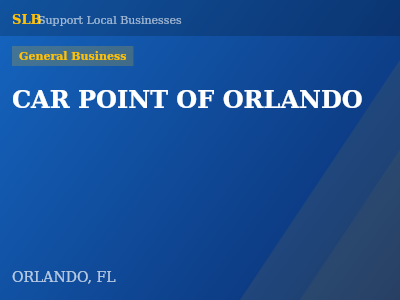 CAR POINT OF ORLANDO — General Business in ORLANDO, FL