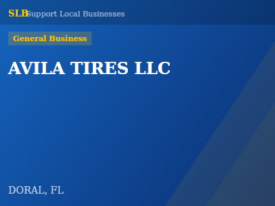 AVILA TIRES LLC — General Business in DORAL, FL