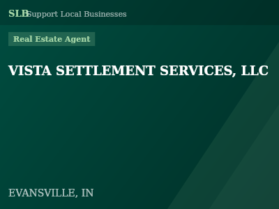 VISTA SETTLEMENT SERVICES, LLC — Real Estate Agent in EVANSVILLE, IN