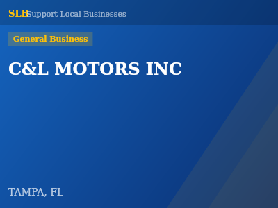C&L MOTORS INC — General Business in TAMPA, FL