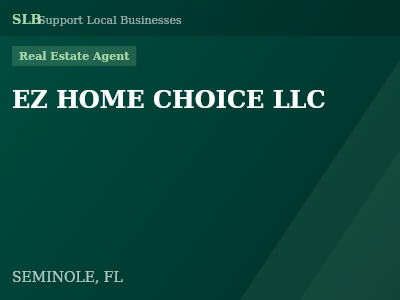 EZ HOME CHOICE LLC — Real Estate Agent in SEMINOLE, FL