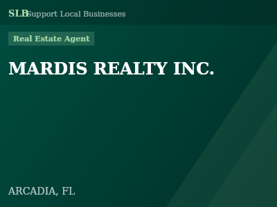 MARDIS REALTY INC. — Real Estate Agent in ARCADIA, FL