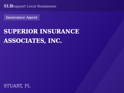 SUPERIOR INSURANCE ASSOCIATES, INC. — Insurance Agent in STUART, FL