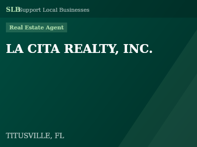 LA CITA REALTY, INC. — Real Estate Agent in TITUSVILLE, FL