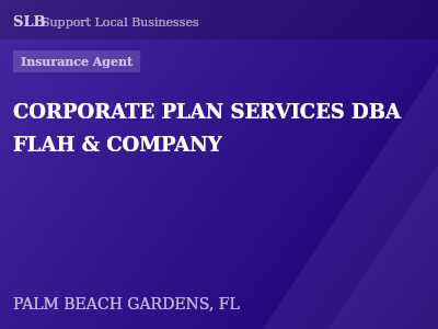 CORPORATE PLAN SERVICES DBA FLAH & COMPANY — Insurance Agent in PALM BEACH GARDENS, FL