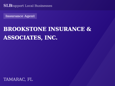 BROOKSTONE INSURANCE & ASSOCIATES, INC. — Insurance Agent in TAMARAC, FL