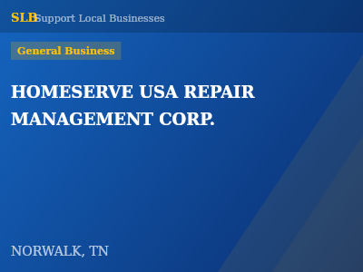 HOMESERVE USA REPAIR MANAGEMENT CORP. — General Business in NORWALK, TN