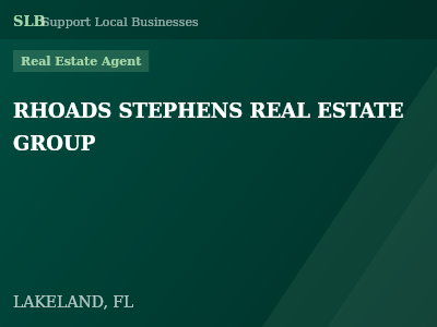 RHOADS STEPHENS REAL ESTATE GROUP — Real Estate Agent in LAKELAND, FL
